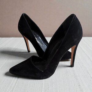 ALICE & OLIVIA Black Suede Heels Size 36 / US 6
